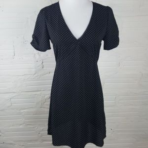 {Emory Park} Black Polka Dot Dress